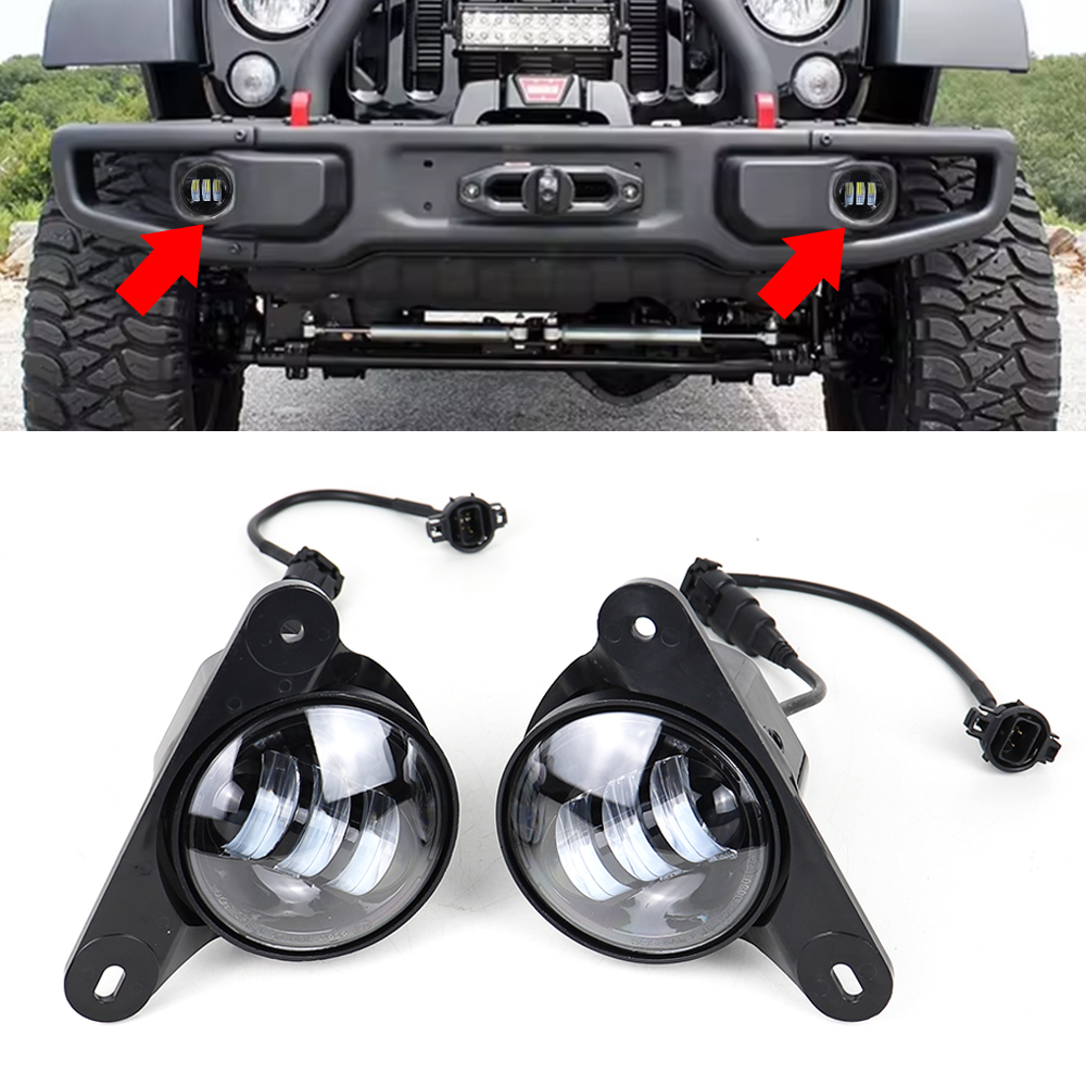 Model Kit Jeep - Luces de parachoques delantero Luz antiniebla