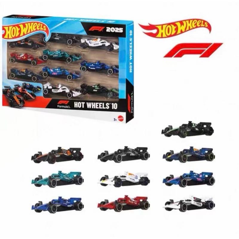 Model Kit F1 - Hot Wheels Jmm24, Set de 10