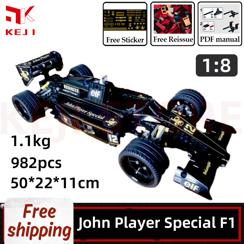 Model Kit F1 - KEJI-Juego de bloques de construcción modelo