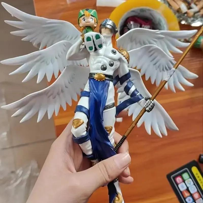Model Kit Digimon - Figura de Anime Digimon Adventure Angemon
