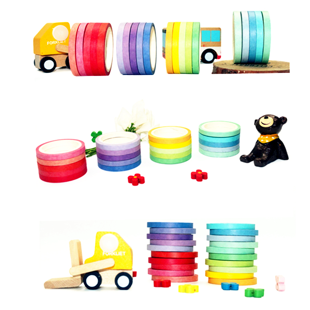 Masking Tape Thin - Juego de 20 Rollos de Cinta