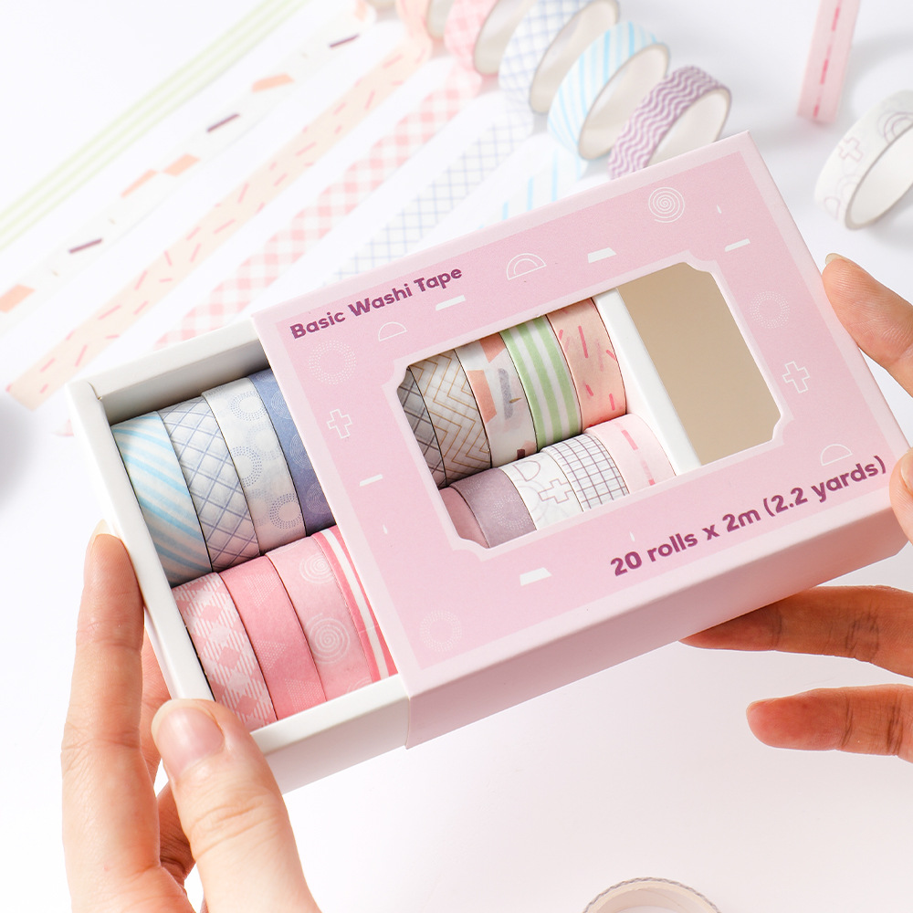 Juego de 20 rollos de cinta Wa - Masking Tape Thin reseña y precio