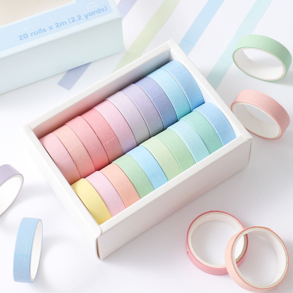 Juego de 20 rollos de cinta Wa - Masking Tape Thin reseña y precio