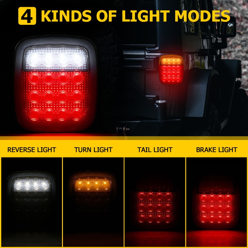 2 unids/set 16 LED luz trasera - Model Kit Jeep reseña y precio