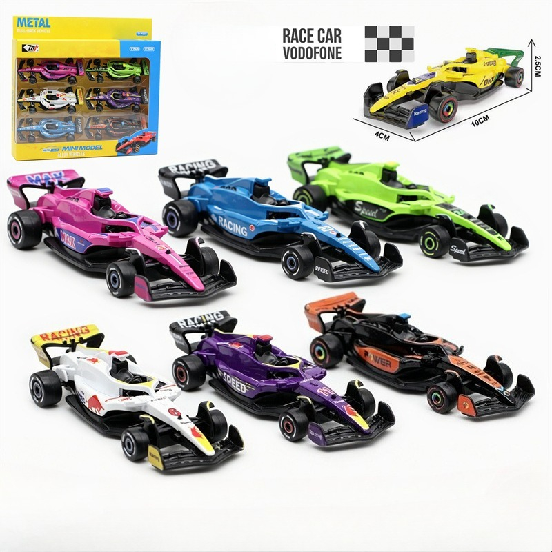 Set de 6 coches de juguete par - Model Kit F1 reseña y precio