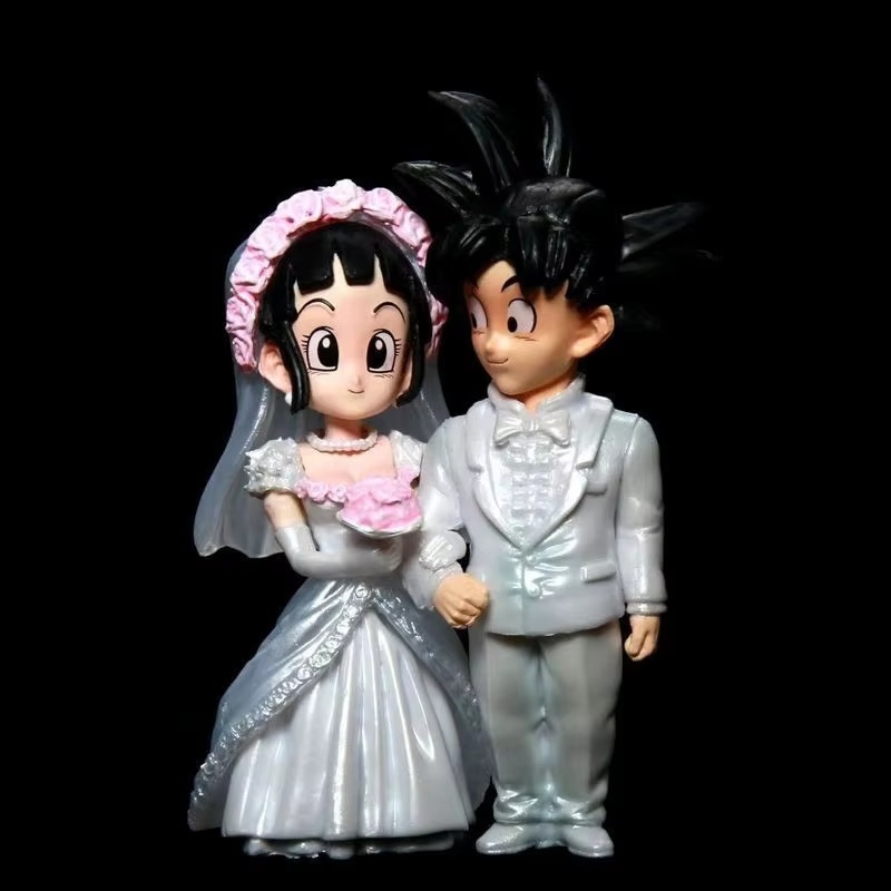 Son Goku y Chichi boda modelo  - Model Kit Zoid reseña y precio