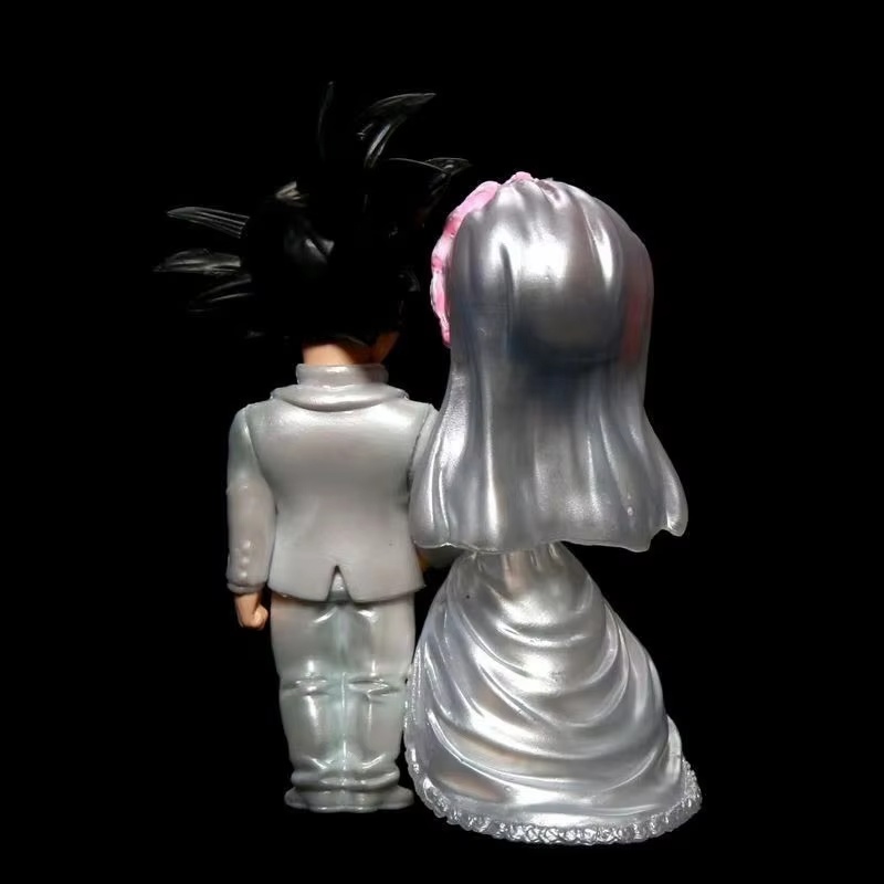 Son Goku y Chichi boda modelo  - Model Kit Zoid reseña y precio