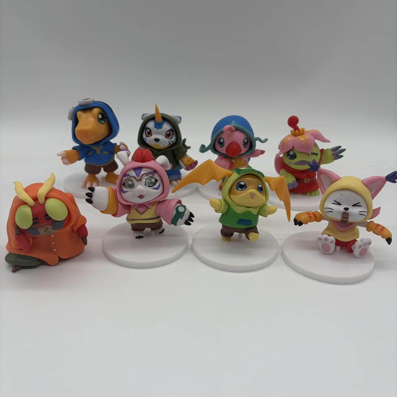 Alta calidad 8 unids/set Anime - Model Kit Digimon reseña y precio