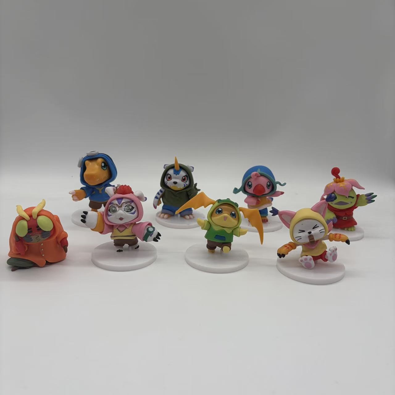 Alta calidad 8 unids/set Anime - Model Kit Digimon reseña y precio