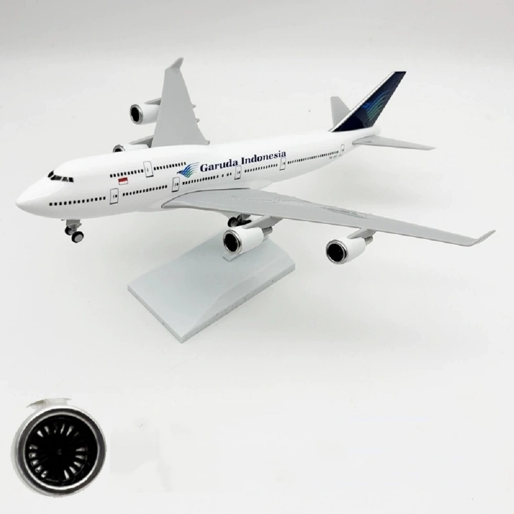 Modelo de avión Garuda Indones - Model Kit Indonesia reseña y precio