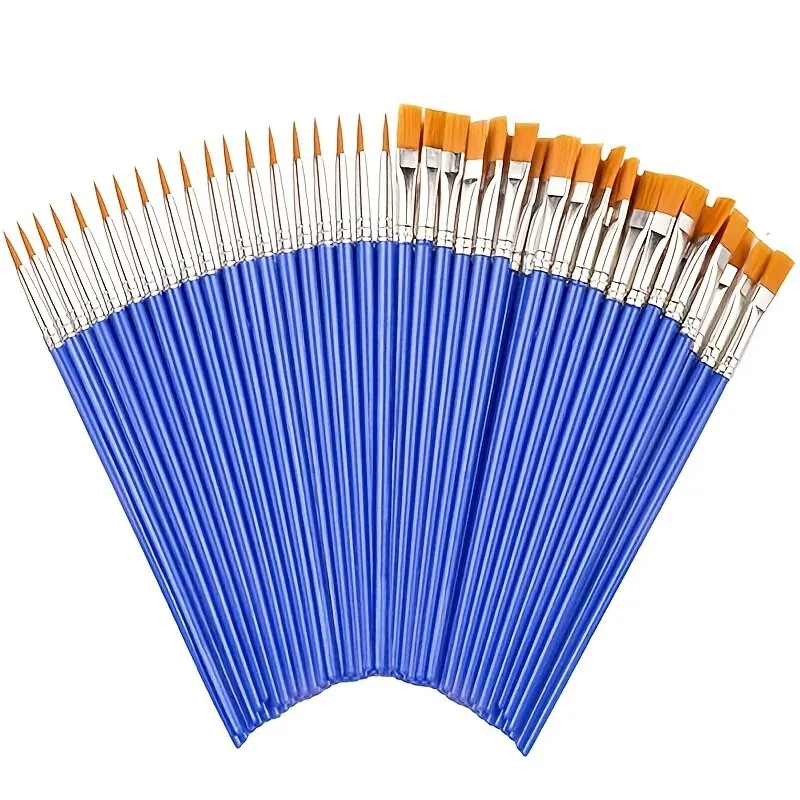 Pinceles Planos de Nylon con M - Plastic Model Paint reseña y precio