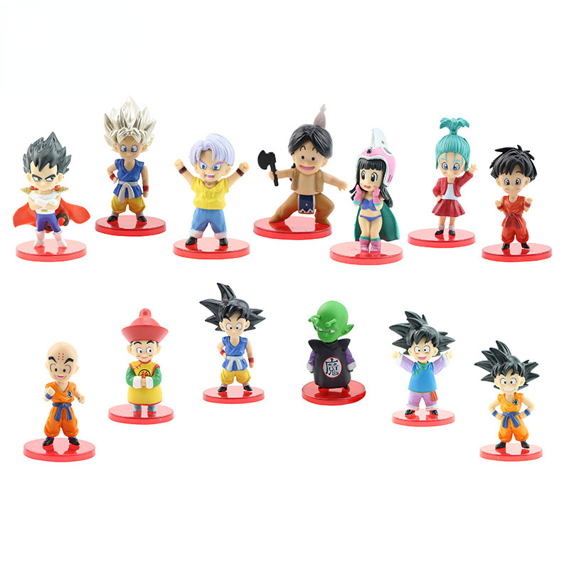 13 unids/lote dragon Ball mini - Model Kit Vegeta reseña y precio
