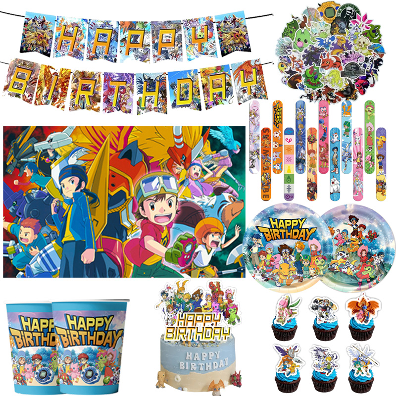 Kit de Decoración para Fiesta  - Model Kit Digimon reseña y precio