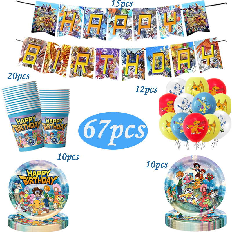 Kit de Decoración para Fiesta  - Model Kit Digimon reseña y precio