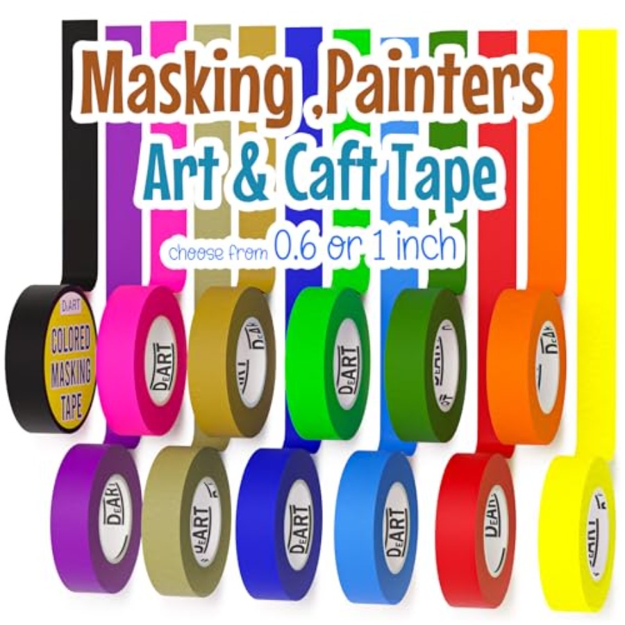Cinta de enmascarar de colores - Masking Tape Thin reseña y precio