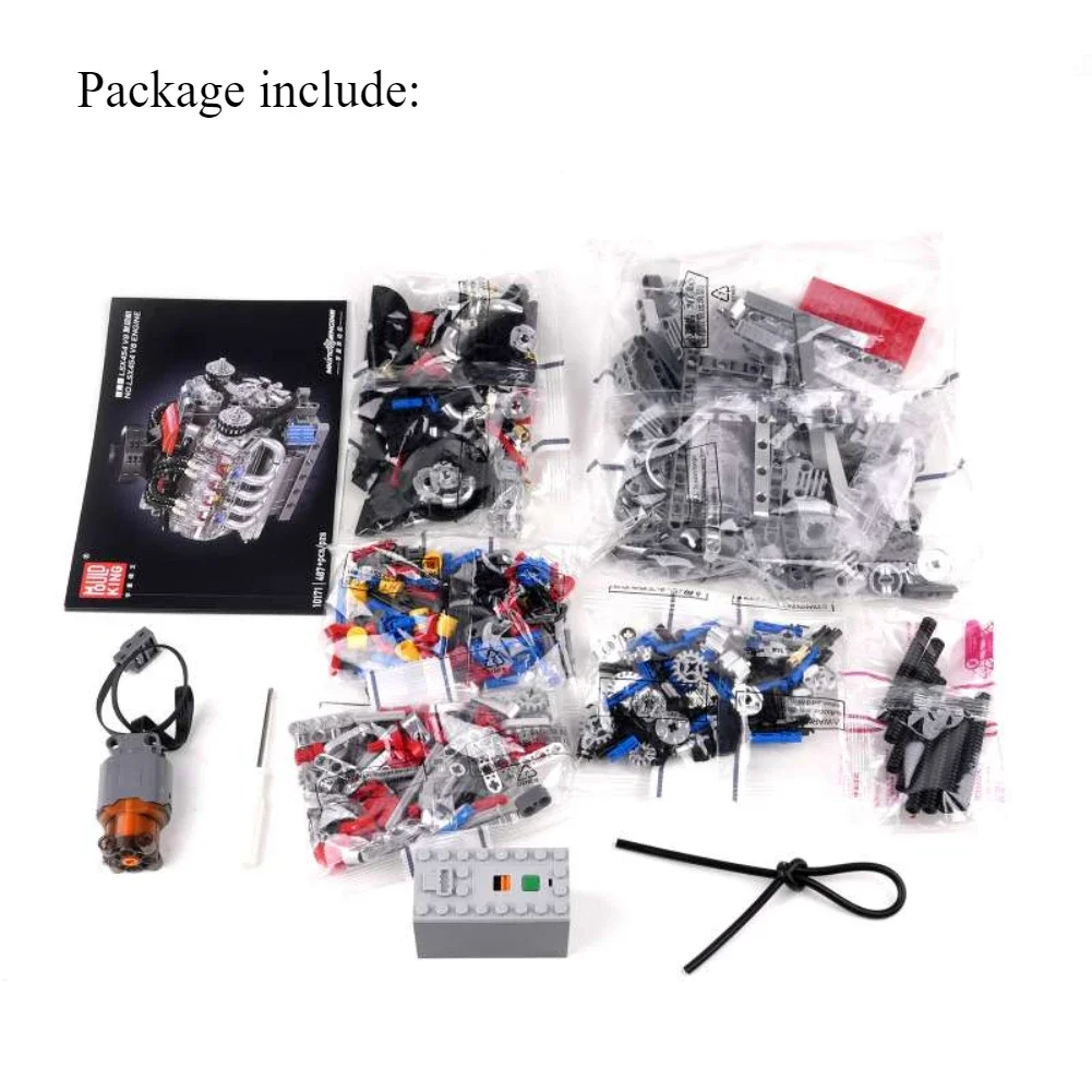MOLD KING 10171 motor técnico  - Plastic Model Paint reseña y precio